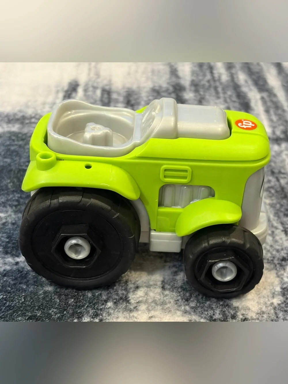 Fisher-Price Little People Green Tractor Smiling Toy 2023